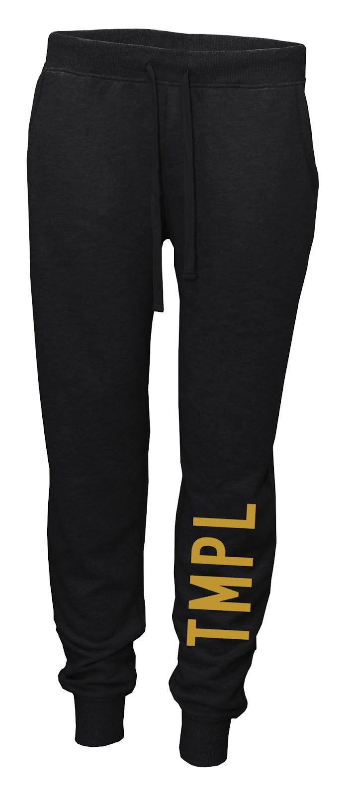 TMPL Slim Black Joggers